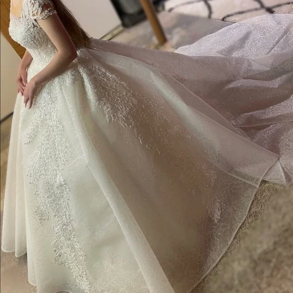 Custom European wedding dress!